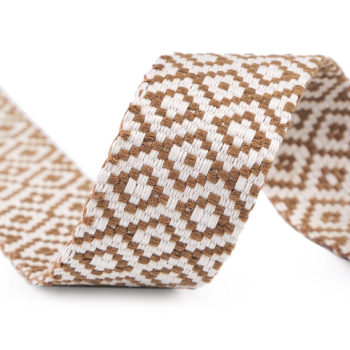 Gurtband Mosaic Beige – 38 mm